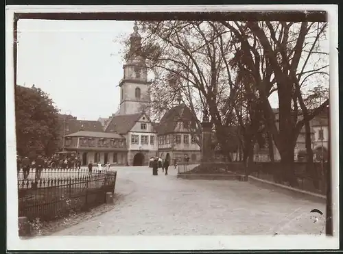Fotografie unbekannter Fotograf, Ansicht Erbach / Odenwald, evangelische Stadtkirche