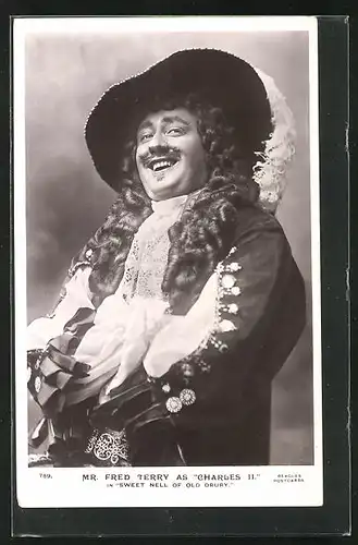 AK Schauspieler Mr. Fred Terry als Charles II.