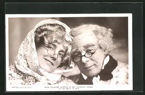 AK Schauspieler Ellaline Terriss und Seymour Hicks