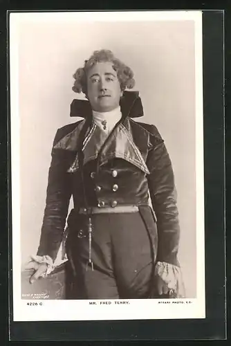 AK Schauspieler Fred Terry im Kostüm