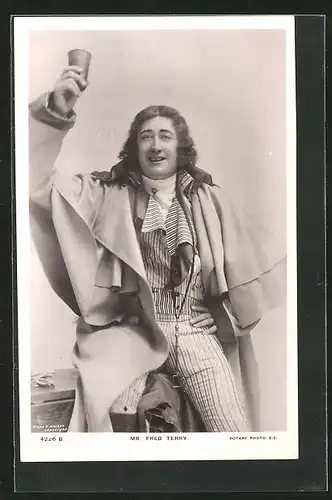 AK Schauspieler Fred Terry im Kostüm