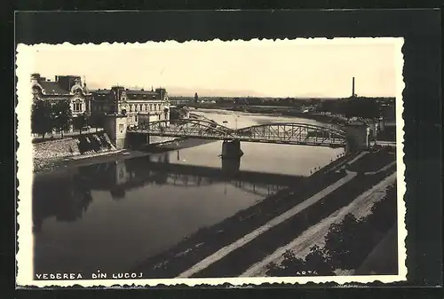 AK Lugos, Vederea, Flusspartie nit Brücke