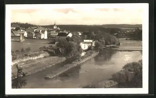 AK Tyn nad Vltavou, Panorama aus der Vogelschau