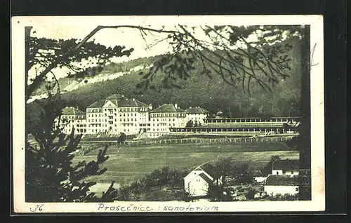 AK Prosecnici, Blick zum Sanatorium