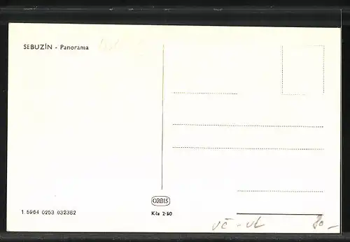 AK Sebuzin, Panorama aus der Vogelschau