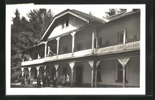 AK Msené-Lázne / Mscheno, Villa Slovanka