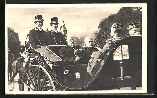 AK Pan president v pruvodu presidenta Milleranda v Parizi 1923