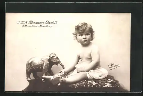 AK Prinzessin Elisabeth, Tochter des Prinzen Alfons von Bayern