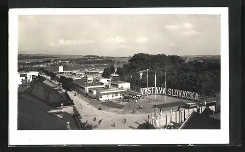 AK Uh. Hradiste, Výstava Slovacka 1937, Messegelände aus der Vogelschau