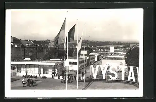 AK Uh. Hradiste, Výstava Slovácka 1937, Messegelände