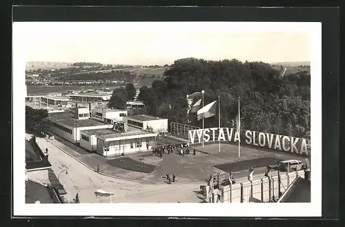 AK Uh. Hradiste, Výstava Slovácka 1937, Messegelände