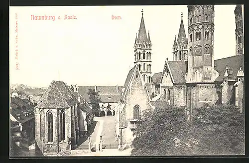 AK Naumburg /Saale, Blick zum Dom