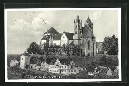 AK Breisach am Rhein, Blick zum Münster