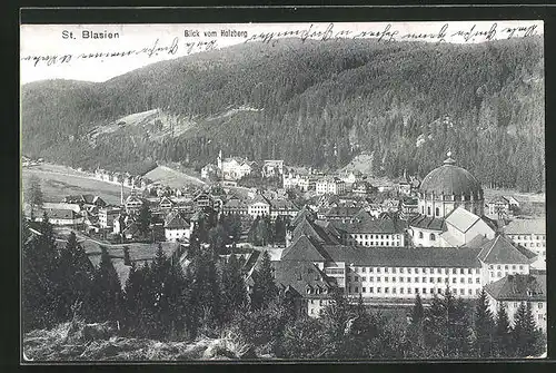 AK St. Blasien, Blick vom Holzberg