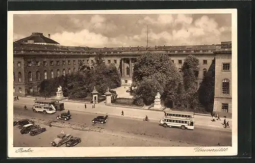 AK Berlin, Universität aus der Vogelschau