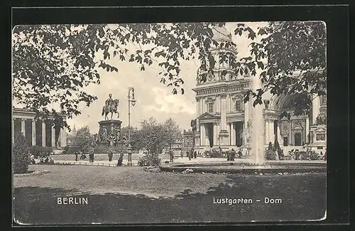 AK Berlin, Lustgarten - Dom