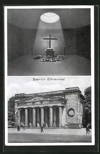 AK Berlin, Ehrenmal innen und aussen