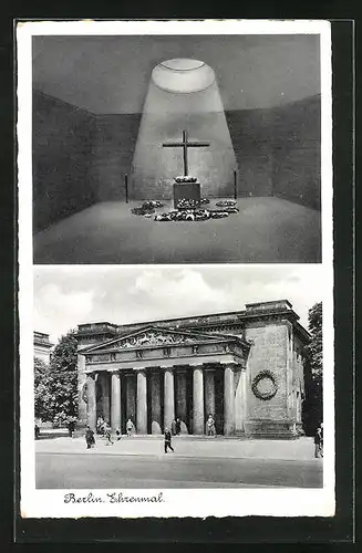 AK Berlin, Ehrenmal innen und aussen
