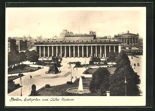 AK Berlin, Lustgarten und Altes Museum