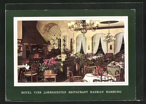 AK Hamburg-Neustadt, Restaurant Haerlin im Hotel Vier Jahreszeiten