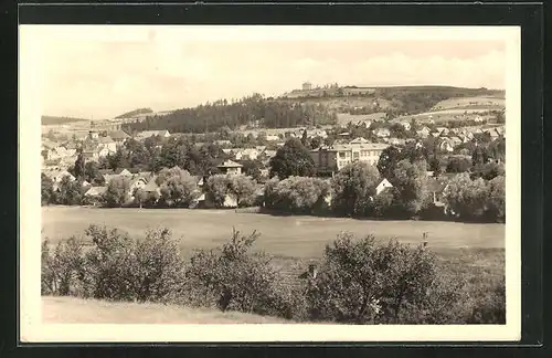 AK Mnichovice, Panorama aus der Vogelschau