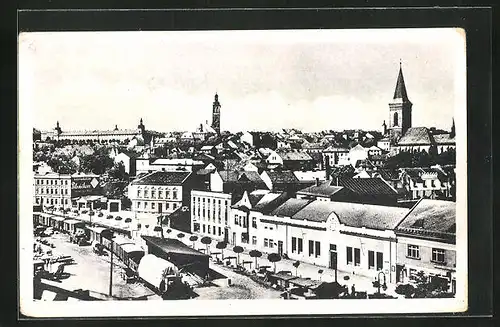 AK Kuttenberg / Kutna Hora, Ortsansicht aus der Vogelschau