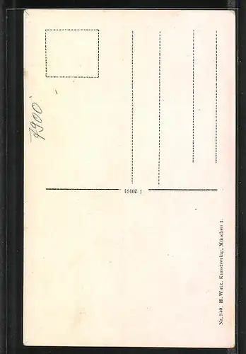 AK Ulm a. Donau, Pferdekarren mit Baumtransport. Ulmer Spatz
