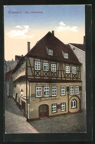 AK Eisenach, Partie am Lutherhaus