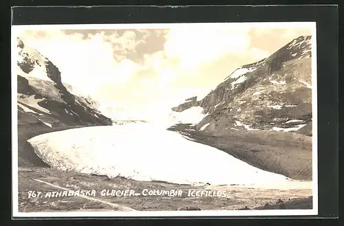 AK Columbia Eisfelder, Blick auf den Athabaska Gletscher