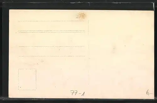 AK Meteorologie, Soldat weist auf das Barometer