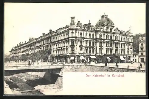 AK Karlsbad, Hotel Kaiserhof