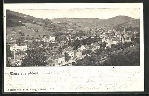 AK Adenau, Panoramablick vom Berg