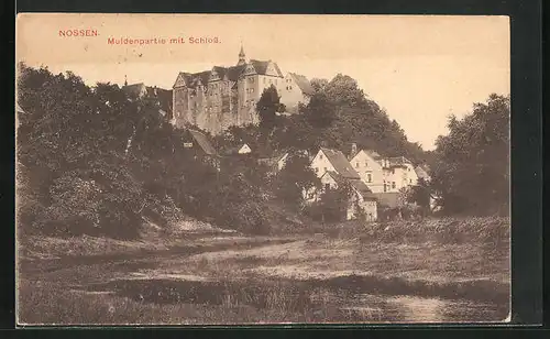 AK Nossen, Muldenpartie mit Schloss
