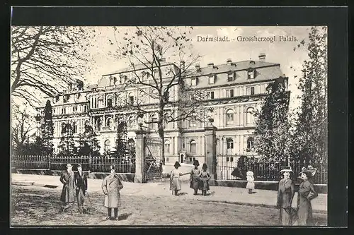 AK Darmstadt, Grossherzogl. Palais
