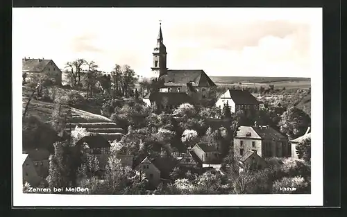 AK Zehren, Ortsansicht mit Kirche