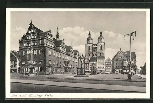 AK Lutherstadt Wittenberg, Marktplatz