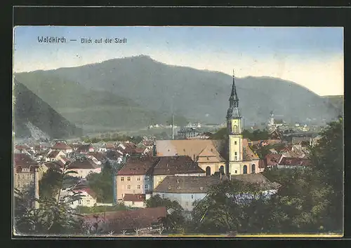 AK Waldkirch, Blick auf die Stadt