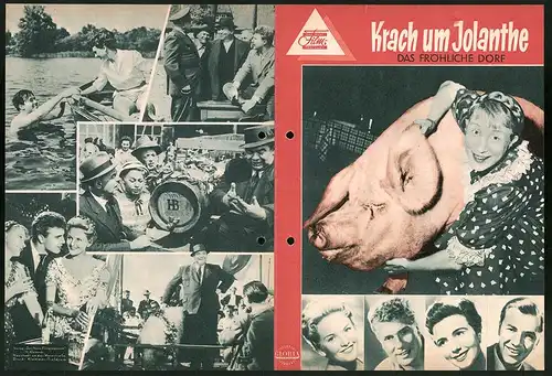 Filmprogramm DNF, Krack um Jolanthe, Carl Hinrichs, Hannelore Bollmann, Regie: Rudolf Schündler