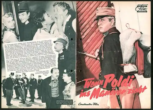 Filmprogramm DNF, Wenn Poldi ins Manöver zieht, Gunther Philipp, Doris Kirchner, Regie: Hans Quest