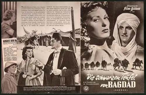 Filmprogramm IFB Nr. 1203, Die schwarzen Teufel von Bagdad, Maureen O`hara, Paul Christian, Regie: Charles Lamont