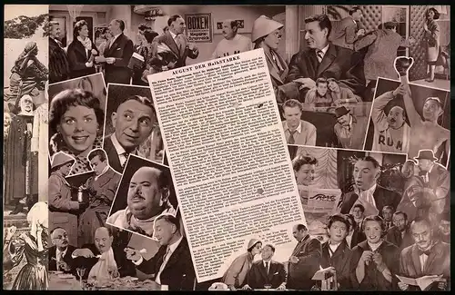 Filmprogramm DNF, August der Halbstarke, Theo Lingen, Oskar Sima, Peter Weck, Regie: Hans Wolf