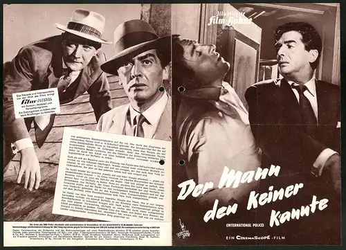 Filmprogramm IFB Nr. 3838, Der Mann den keiner kannte, Victor Mature, Anita Ekberg, Regie: John Gilling