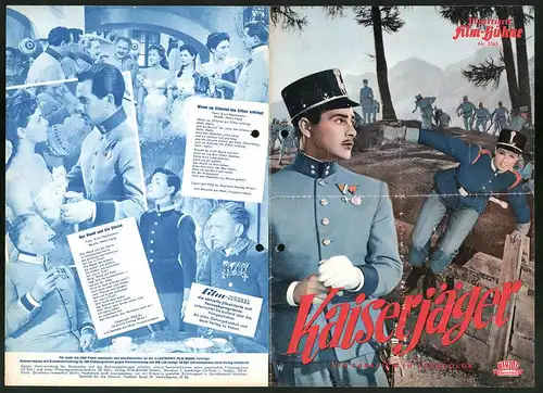 Filmprogramm IFB Nr. 3565, Kaiserjäger, Erika Remberg, Judith Holzmeister, Rudolf Forster, Regie: Willi Forst