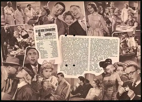 Filmprogramm IFB Nr. 3243, Ich und meine Schwiegersöhne, Grethe Weiser, Walter Giller, Regie: Georg Jacoby