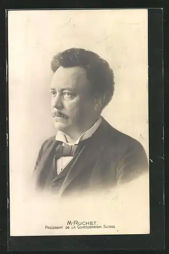 AK M. Ruchet, Président de la Confédération Suisse