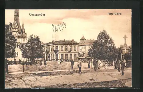 AK Caransebes, Piata Unirei