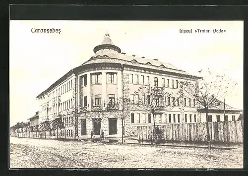 AK Caransebes, Liceul Traian Doda