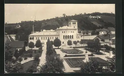 AK Oravita, Kurhaus mit Parkanlage