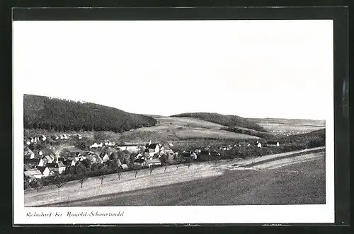 AK Rohrdorf b. Nagold, Panorama mit Blick ins Land