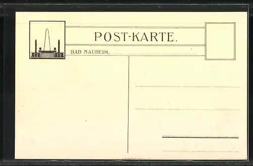 AK Bad Nauheim, Innenansicht der Wandelhallen der Badeanlage